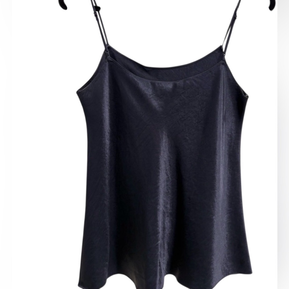 Vince Satin Cami – Coastal Midnight Blue – Size M – NWOT Minimalist Luxe Top - Picture 5 of 10